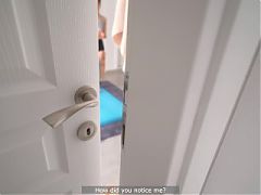 I peeped how my hot neighbor train and cummed in her fat pussy - Squir7een