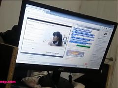 HD Tiny asian teen Gets Creampie after Webcamming with fan