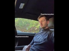 SelfSucking My Own Dick In The Car