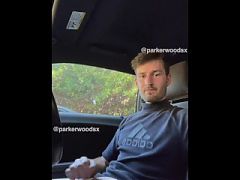 SelfSucking My Own Dick In The Car